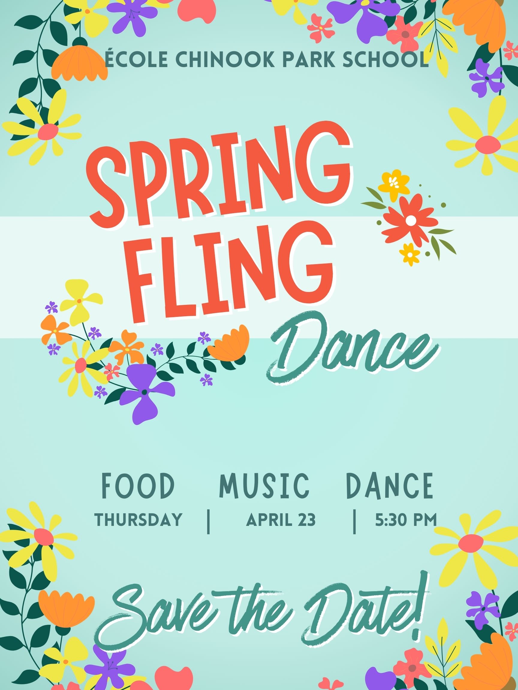ECPS Spring Fling Dance Save the Date